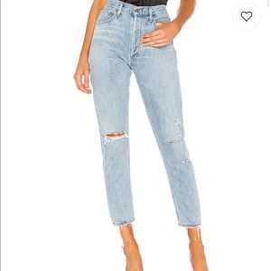 AGOLDE JAMIE CLASSIC HIGH RISE IN SHAKEDOWN